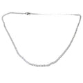 4x3mm Stainless Steel Necklace Extender Tail Chain With Lobster Clasp 50cm DIY Chain view 3