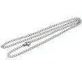 4x3mm Stainless Steel Necklace Extender Tail Chain With Lobster Clasp 50cm DIY Chain view 4