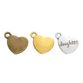 Zinc Alloy Heart Letter Charm Pendant No.245999 for DIY Necklace Bracelet Jewelry Making view 5