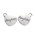 Zinc Alloy Heart Letter Charm Pendant No.245999 for DIY Necklace Bracelet Jewelry Making view 3