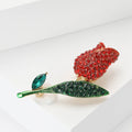 Alloy Rhinestone Tulip Brooch Pin For Dresses And Suits view 3