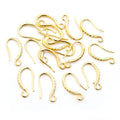 19x10mm Solid Brass Ear Hooks For DIY Earrings Jewelry Findings And Accessories 0.5g view 4