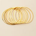60mm 80mm Copper Plated Large Hoop Earrings For Statement DIY Earring Accessories view 3