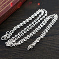 50/70cm Necklace Chain 4x3mm Links With Lobster Clasp For DIY Jewelry Making Supplies view 4