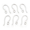 22x11mm Stainless Steel Ear Hooks For DIY Stud Earrings Ear Wire Jewelry Accessories view 2