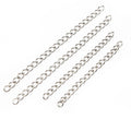 Stainless Steel Real Gold Color 5/7cm Tail Chain DIY Necklace Bracelet Extender Chain Accessories view 3