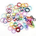 Random Mixed Styles Colors Key Rings Lobster Clasps Jump Rings Jewelry Accessory Parts view 5
