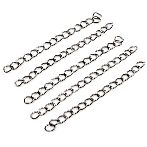 50pcs Pack 5/7cm Long Tail Extension Chains For DIY Necklace Bracelet Jewelry Findings