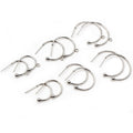 Stainless Steel C Shape Earring Hoops Hooks With Hanging Loop For DIY Earring Jewelry Findings Earrings view 1