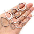 Gold Zinc Alloy Charm Pendant No.855056 for DIY Necklace Bracelet Jewelry Making view 2