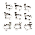 Stainless Steel U Shape Screw Ear Clips Adjustable Non Pierced Earring Findings 15x13mm 1g Earrings view 4