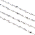 Stainless Steel Cross Heart Star Dolphin Chain For DIY Long Necklace Bracelet Jewelry Making view 4