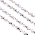 Stainless Steel Cross Heart Star Dolphin Chain For DIY Long Necklace Bracelet Jewelry Making view 2