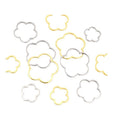 Stainless Steel Small Flower Charms For DIY Earrings Bracelets Jewelry Pendant Accessories 0.3g view 5