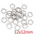 Stainless Steel Small Flower Charms For DIY Earrings Bracelets Jewelry Pendant Accessories 0.3g view 2