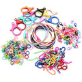 Random Mixed Styles Colors Key Rings Lobster Clasps Jump Rings Jewelry Making Supplies view 1