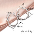 Matte Metal Knot Hoop Earrings, Elegant Rope Knot Ear Cuffs For Women Statement Jewelry view 4