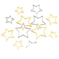 Stainless Steel Small Five Point Star Pendants For DIY Earring Bracelet Jewelry Charms Earrings view 5