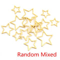 Stainless Steel Small Five Point Star Pendants For DIY Earring Bracelet Jewelry Charms Earrings view 3