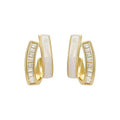 Trendy Double Layer Stud Earrings Korean Dongdaemun Light Luxury Layered Earrings For Women view 5