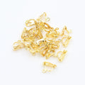 50pcs No Piercing Triangle Clip On Earring Findings With Loop Iron Plated DIY Jewelry Parts Earrings view 3