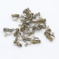 50pcs No Piercing Triangle Clip On Earring Findings With Loop Iron Plated DIY Jewelry Parts Earrings view 4