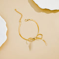 European American Statement Bow Necklace Light Luxury Minimal Adjustable Bracelet For Women view 4