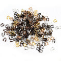 100pcs Bag Iron U Shaped End Clamps Open Positioning Buckles For DIY Necklace Bracelet Jewelry view 4