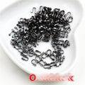 100pcs Bag Iron U Shaped End Clamps Open Positioning Buckles For DIY Necklace Bracelet Jewelry view 3
