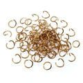 200pcs 3-10mm Two Color Vacuum Plated Stainless Steel Open Jump Rings For DIY Jewelry Making view 4