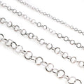 Stainless Steel O Link Circle Chain For DIY Long Necklace Bracelet Jewelry Making Supplies view 1