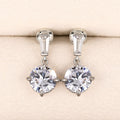 Round Light Luxury Stud Earrings, European Minimalist Commuter Women's Fashion Ear Jewelry view 3