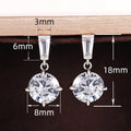 Round Light Luxury Stud Earrings, European Minimalist Commuter Women's Fashion Ear Jewelry view 4
