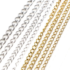 Stainless Steel Extender Chains For DIY Handmade Necklace Bracelet Jewelry Accessories