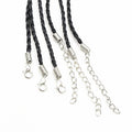 50Pcs Stainless Steel Spring Clasps Necklace Leather Cord End Clips DIY Jewelry Findings view 4