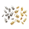 50Pcs Stainless Steel Spring Clasps Necklace Leather Cord End Clips DIY Jewelry Findings view 1
