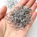 100-200pcs 3-10mm Stainless Steel Jump Rings Open Split Rings For DIY Earrings Bracelets Necklaces view 4