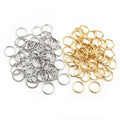 100-200pcs 3-10mm Stainless Steel Jump Rings Open Split Rings For DIY Earrings Bracelets Necklaces view 5