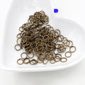 200pcs Pack 3-12mm Electroplated Closed Jump Rings For DIY Earrings Bracelets Necklaces view 4