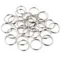50-200Pcs 5-12mm Electroplated Double Loop Open Jump Rings For Jewelry Making Accessories view 4