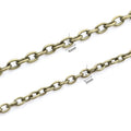 3x2mm 4x3mm Unwelded Iron Cross Chain Long Chain For DIY Necklace Jewelry Making view 2