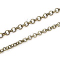 Unwelded O Shape Iron Chain For DIY Handmade Jewelry Necklace Bracelet Accessory Material view 2