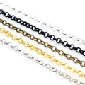 Unwelded O Shape Iron Chain For DIY Handmade Jewelry Necklace Bracelet Accessory Material view 5
