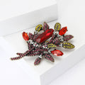 Alloy Rhinestone Vintage Flower Brooch Pin For Women's Apparel view 3