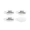 Antique Silver Zinc Alloy Word Tag Charm Pendant No.303596 for DIY Necklace Bracelet Jewelry Making view 2