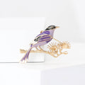 Alloy Enamel Pine Branch Magpie Brooch Pin For Cardigans view 2