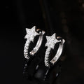 Korean Cute Star Minimalist Earrings Niche Elegant Student Star Ear Jewelry Accessories view 2