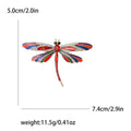 Alloy Enamel Dragonfly Brooch For Women's Suits And Cardigans view 4