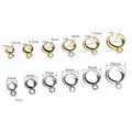20Pcs Stainless Steel Spacer Beads With Bail Loop For Leather Cord DIY Bracelet Necklace Pendants view 2
