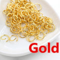 200pcs Pack 4-10mm Electroplated Iron Open Jump Rings For DIY Jewelry Making Accessories view 4